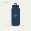 Product illustration of Cascade 650ml Insulated Water Bottle in midnight